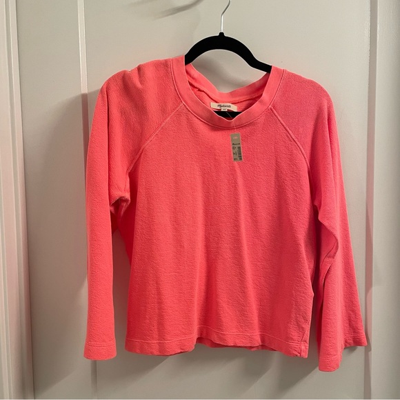 Madewell Terry Raglan Sweatshirt NWT Size XS - Picture 6 of 6